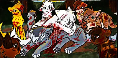 Pelage de Neige est morte tuée dans un combat.