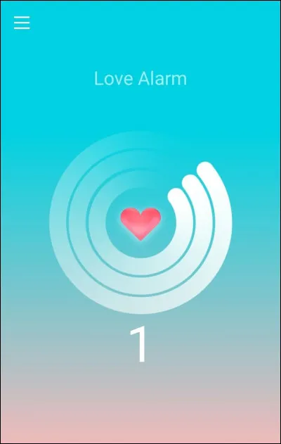 Ton Love Alarm affiche 1000. Que fais-tu ?