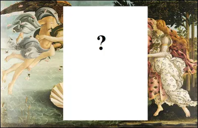 Sur le tableau de Botticelli "La Naissance de Vénus", Vénus cache son sein droit avec...