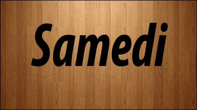 Qui a interprété "La Musique du samedi" ?