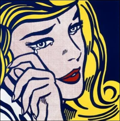 À quelle figure du pop art américain doit-on l'uvre "Crying girl" de 1963 ?