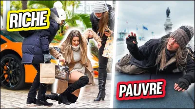 Est-ce que tu préfères être pauvre et joyeux ou être riche et triste ?