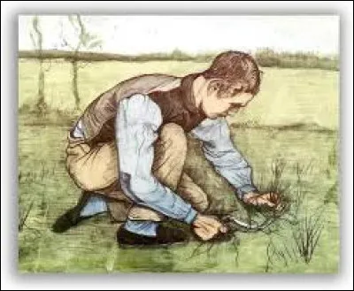 Lequel de ces trois impressionnistes a réalisé cette toile nommée ''Jeune paysan avec faucille'' ?