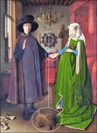 Quel peintre a réalisé le tableau "Les Époux Arnolfini" ?