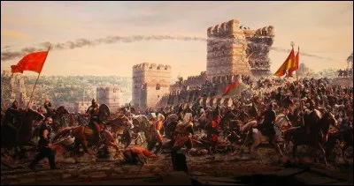 Quel empire a mis fin &agrave; l'Empire byzantin en s'emparant de Constantinople en 1453 ?