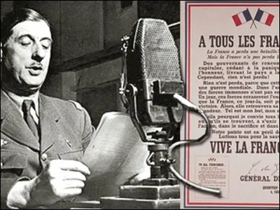 Dans quelle ville a été prononcé l'appel du 18 juin, le premier discours du général de Gaulle à la radio ?