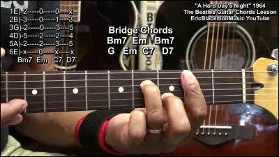 "A hard day's night" est une chanson écrite et interprétée par les Beatles.