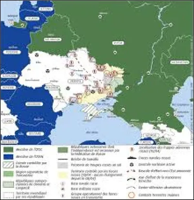 L'Ukraine a une superficie plus grande que celle de la France métropolitaine.