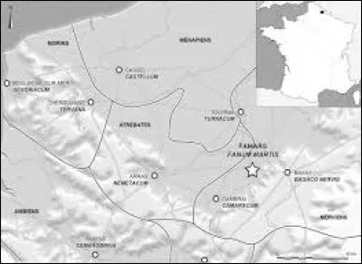 Km ; 162,8. Bergues. Sous l'Empire romain, ce qui sera la ville de Bergues faisait partie de la Gaule belgique et qui l'habitait ?