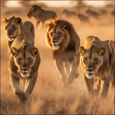 Comment appelle-t-on un groupe de lions ?
