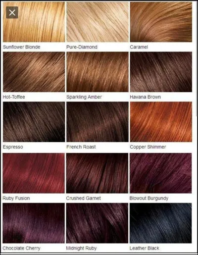 Quelle est la couleur de vos cheveux ?