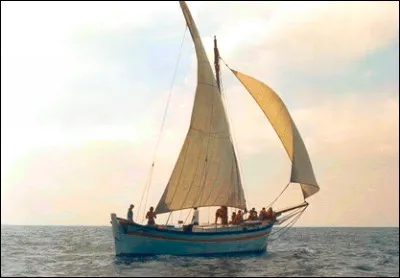 Quel est le nom de ce bateau à voiles caractéristique de la Méditerranée ?