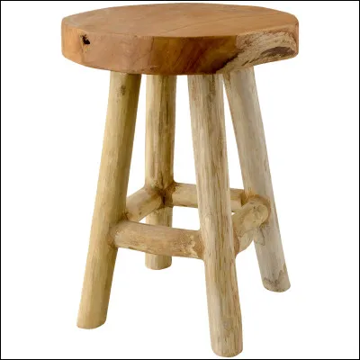 Quel est le nom de ce siège pour une personne sans dossier ni bras ?