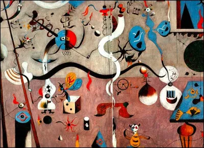 Quel peintre catalan est lauteur de ce tableau intitulé ''Le Carnaval d'Arlequin'' ?