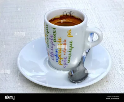 Ta boisson préférée cest :