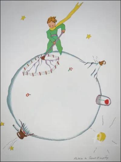 Quelle est la dernière chose que fait le Petit Prince sur son astéroïde avant de s'envoler pour son Odyssée ?