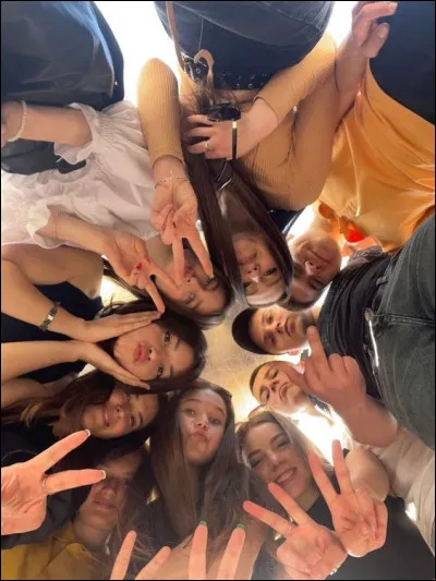 Dans un groupe, tu es...