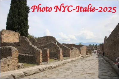 Quel est ce site d'Italie du VIe siècle avant J.-C., une cité romaine ensevelie en l'an 79 sous les cendres de Vésuve ?