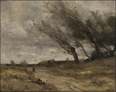 Quel peintre français est l'auteur de ce tableau ''Le Coup de vent'' ?