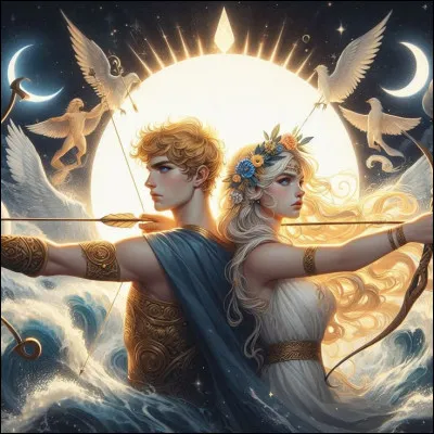 Dans la mythologie grecque, de quelle déesse Apollon est-il le jumeau ?