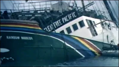 1985 est l'année de l'affaire du "Rainbow Warrior".