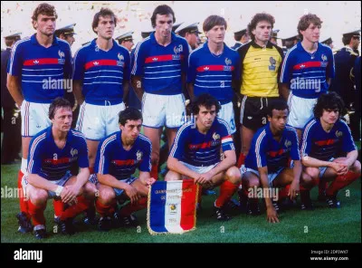 En 1985, la France est sacrée championne d'Europe de football.