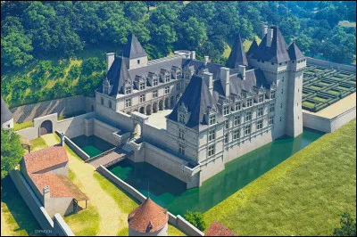 Quelle est la distance en kilomètres entre le château de Villandry et la ville de Tours ?