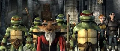 Laquelle des Tortues Ninja revient d'Amrique du Sud au dbut du film d'animation ?