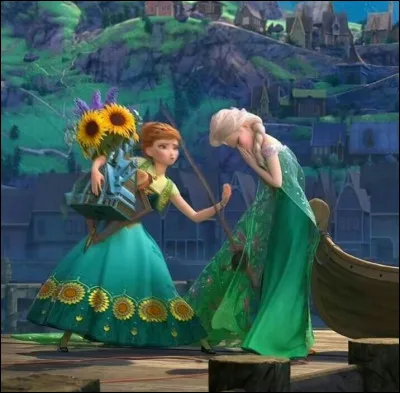 Quand Elsa éternue, qu'est-ce que cela crée ?