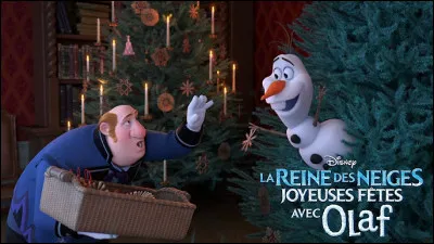 Au début de ''La Reine des neiges : Joyeuses fêtes avec Olaf'', que répète ce dernier sans arrêt ?