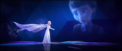 Comment s'appelle la chanson où la tenue d'Elsa change et où elle découvre que la voix qu'elle entend est celle de sa mère ?