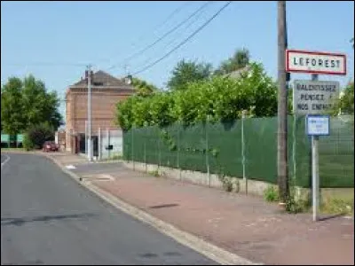 Ville de l'arrondissement de Lens, Leforest se situe en région ...
