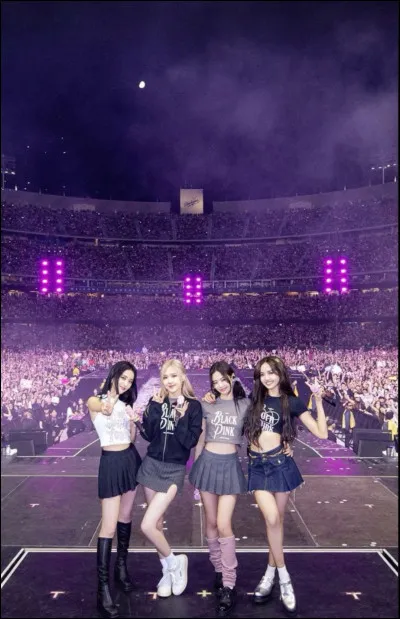 Où, et à quelle date, a eu lieu le premier concert de Blackpink ?