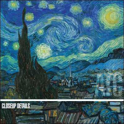 A qui doit-on cette toile intitulée "La Nuit étoilée" ?