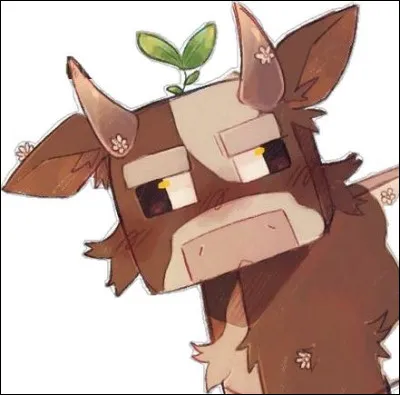 Qu'es ce qu'il a sur la tête de cet animal ?