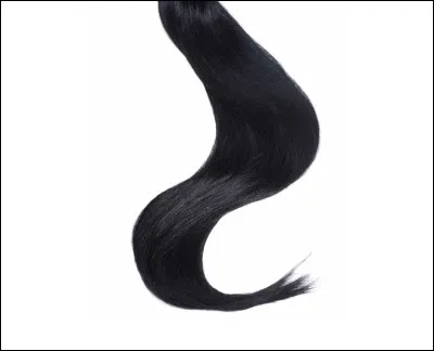 Nous finissons pour les cheveux avec : les cheveux noirs.