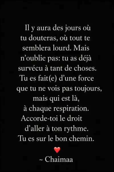 Quelle phrase te ressemble le plus ?