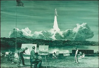 Quel est ce peintre américain typique de l'art post-moderne ?