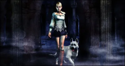 Dans quel jeu horrifique, retrouve-t-on Fiona Belli accompagnée de son chien Hewie ?