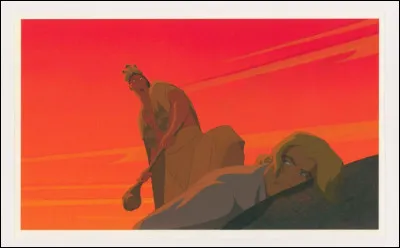 Que va faire Pocahontas alors que son père allait tuer John ?