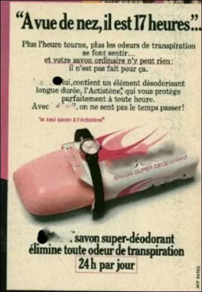 Quelle marque de savon vantait cette publicité ?