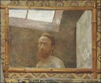 ''Autoportrait au miroir de bambou'' est une toile réalisée vers 1890. Quel nabi s'est ici croqué ?