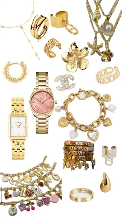 Après ta douche, tu t'habilles ; mets-tu des bijoux ?