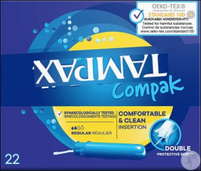Quel est le nom de cette marque de tampons hygiéniques ?