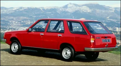 Ce break lancé en avril 1979 fut fabriqué un an après la sortie de la berline. Quelle est cette auto ?