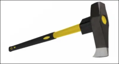 Quel est le nom de cet outil de b&ucirc;cheron avec un fer carr&eacute; et un fer tranchant pour fendre le bois ?