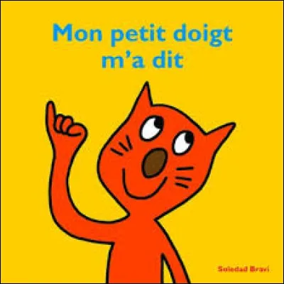 En français, "mon petit doigt m'a dit que vous connaissiez la réponse à cette question". Mais en anglais, "...... told me that you know the answer to this question".