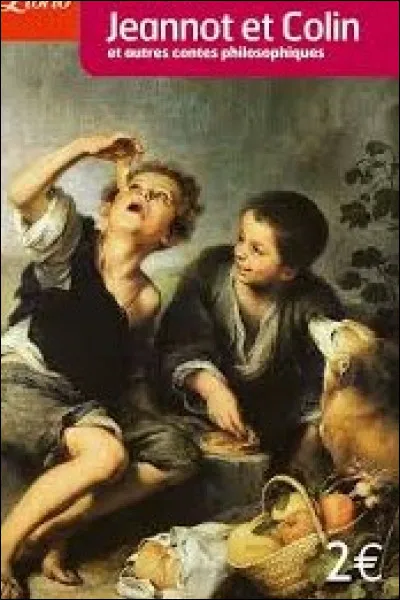 Publié en 1764, ''Jeannot et Colin'' est un conte philosophique de...