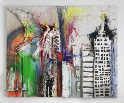 Quelle technique picturale innovante la rend célèbre dans l'art en 1960 ?