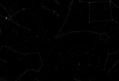 Quelle constellation manque au centre de l'image ?